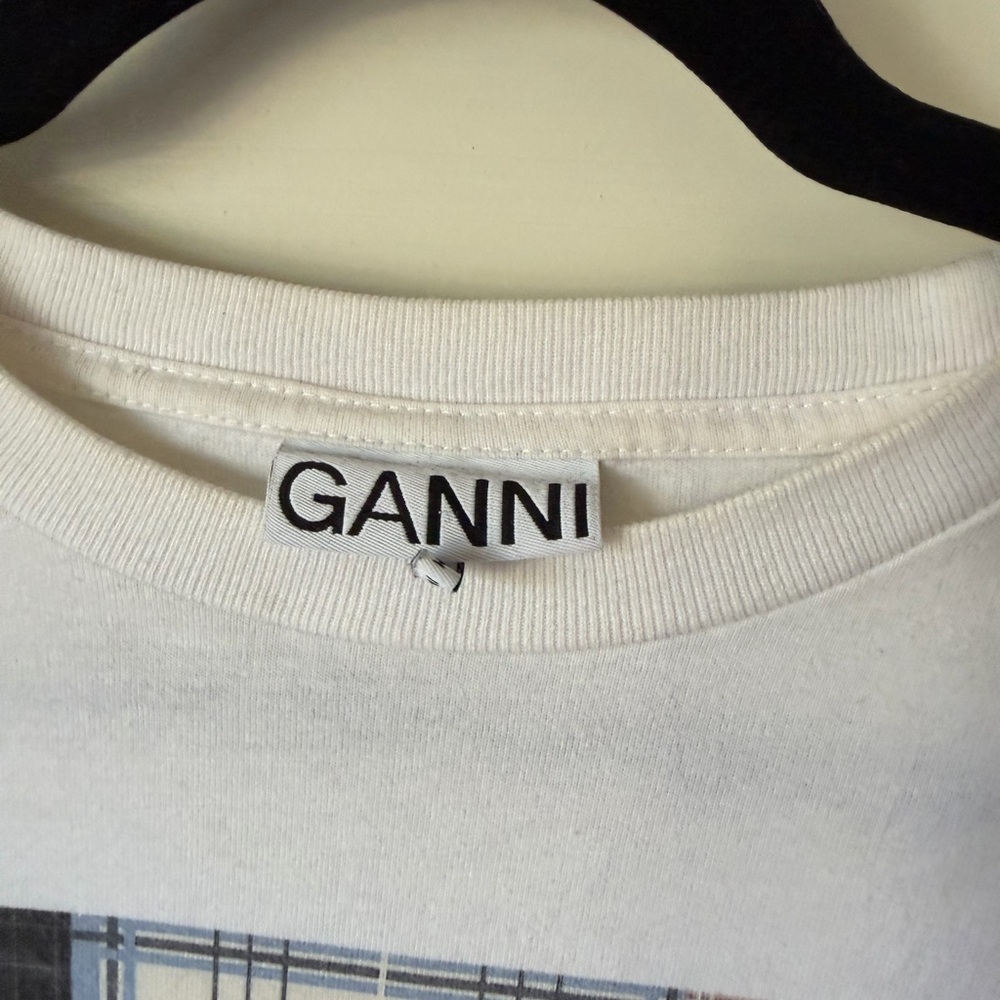 Ganni Multicolor Patchwork Graphic Tee - image 2
